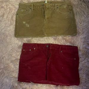 American eagle skirts, both size 10, never worn